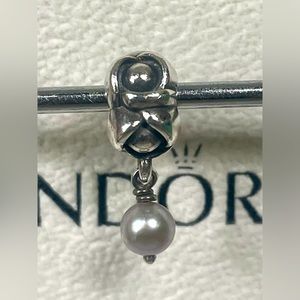 Pandora My Rose Wish Grey Pearl
Dangle Charm